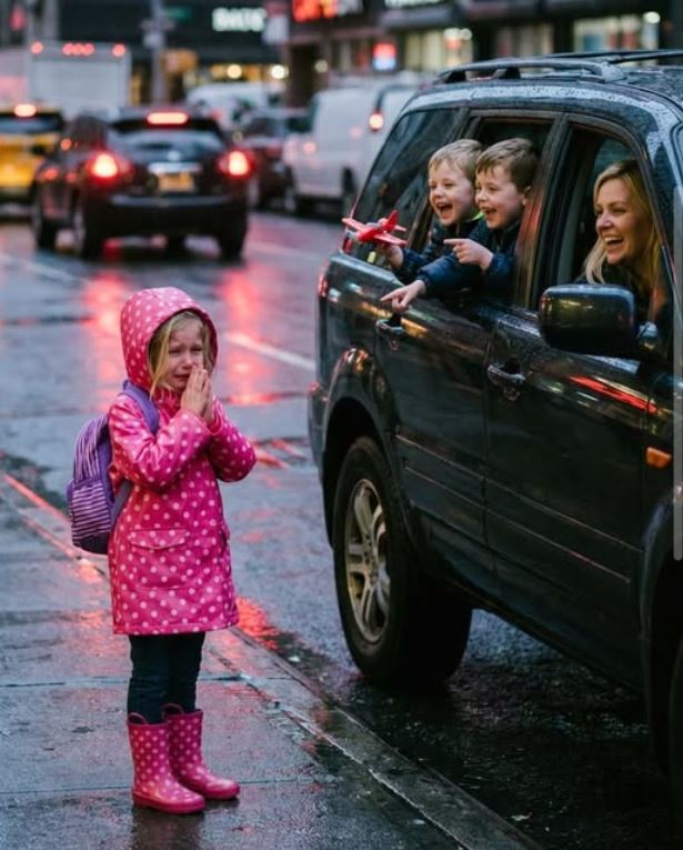 On Easter, my 6-year-old daughter was left behind, sobbing in a storm at school. When I called my mom, she said coldly, “Your sister’s car was full, and your child was too dirty for a luxury ride.” My blood ran cold. I didn’t scream. I didn’t cry. Before dinner, I quietly froze the condo mortgage, the bank accounts I fund—everything they depended on.