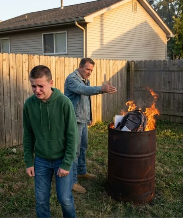 I watched my father throw my clothes, my books, and the last photo of my mother into the fire like my life meant nothing. Then he looked at me and said, “This is what happens when you disobey me.”