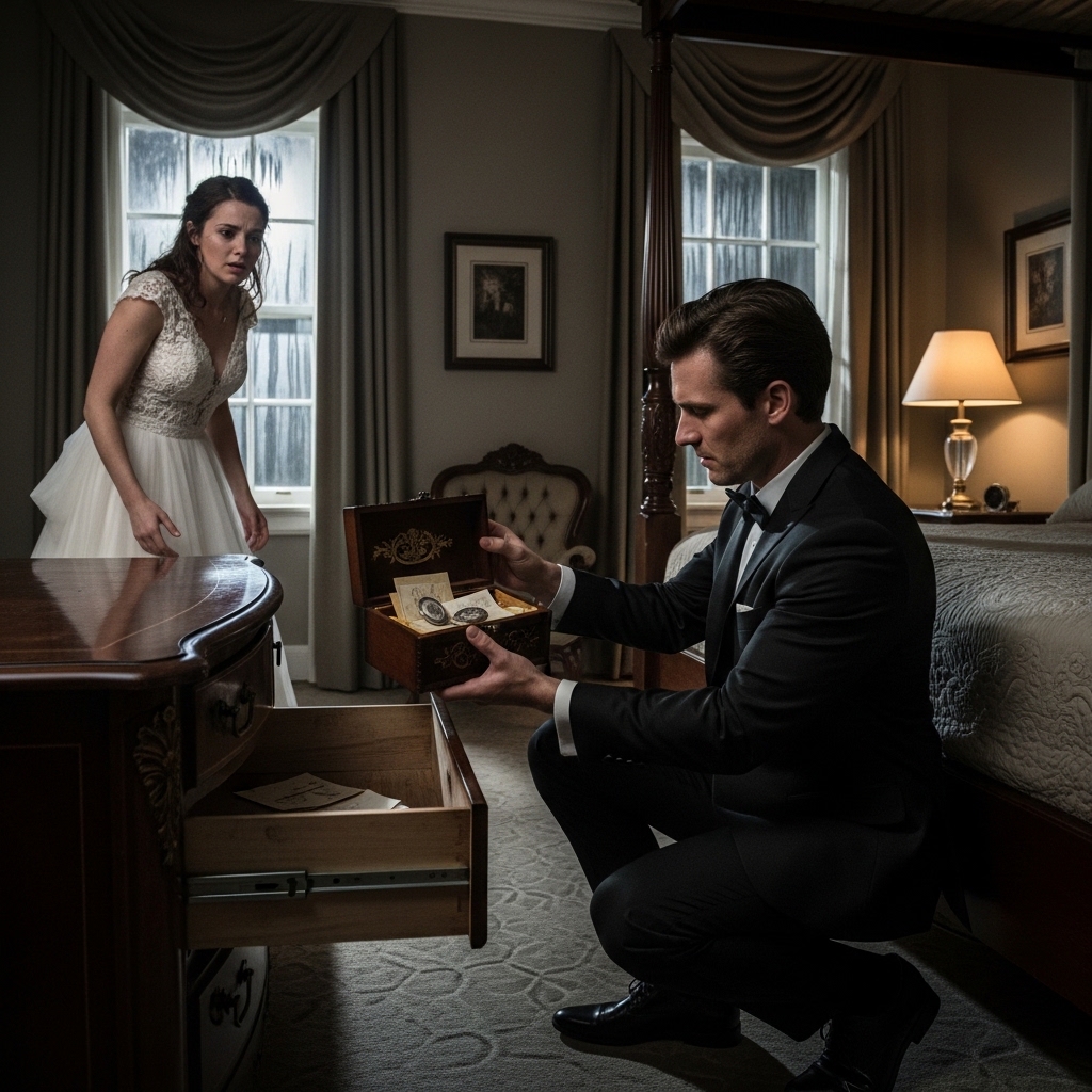 On Our Wedding Night, My Husband Opened a Locked Drawer—and What He Revealed Made Me Question Everything