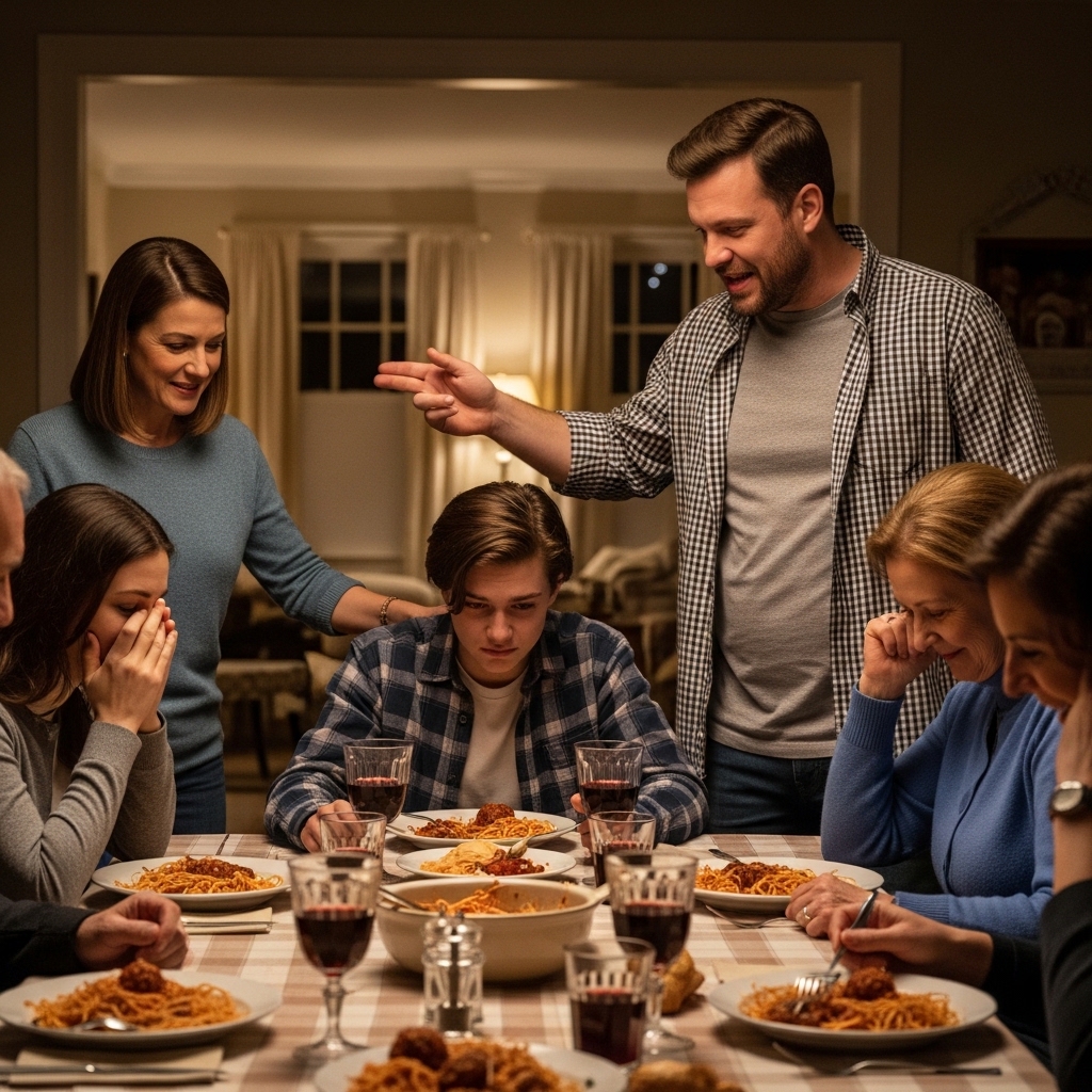 At dinner, my mom’s new husband turned me into the joke of the table, mocking me while everyone laughed and my own mother told me to “stop making a scene.”